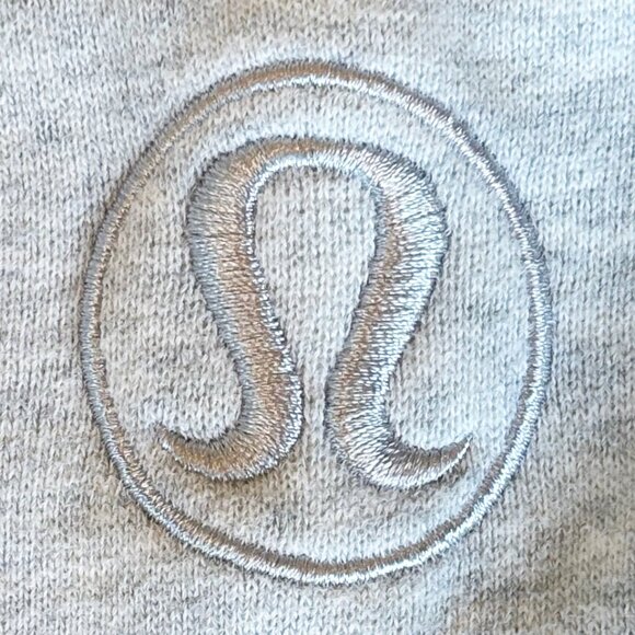 lululemon Light Grey Scuba Full-Zip Cropped Hoodie size 6 - Picture 10 of 13
